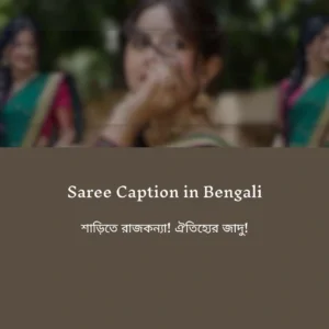 Saree Caption in Bengali 